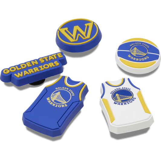 NBA Golden State Warriors 5 Pack Jibbitz™ charms | Crocs Women / Men