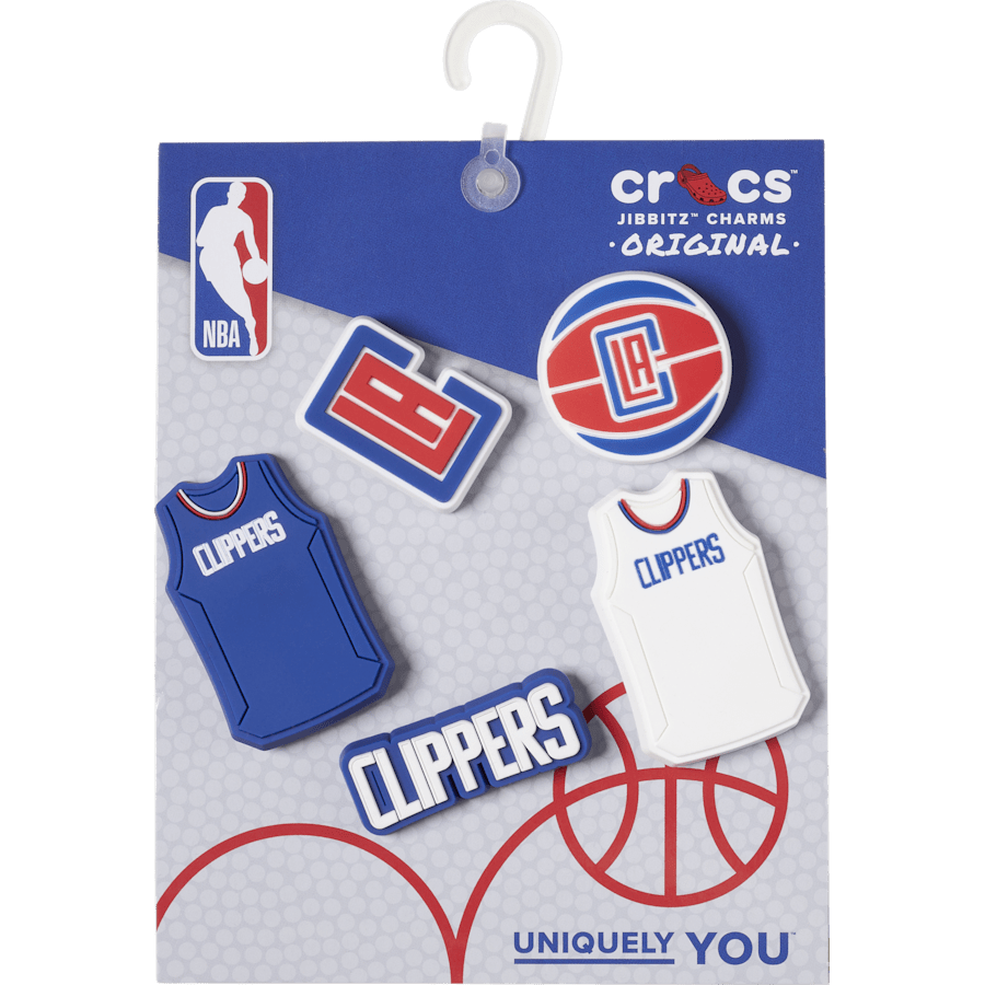 NBA Los Angeles Clippers 5 Pack Jibbitz™ charms | Crocs Women / Men