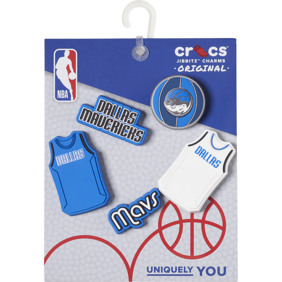 NBA Dallas Mavericks 5 Pack Jibbitz™ charms | Crocs Women / Men
