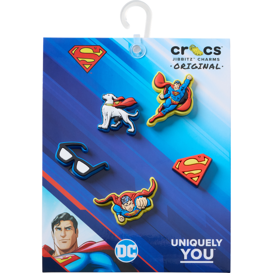 Superman 5 Pck Jibbitz™ charms | Crocs Women / Men / Kids