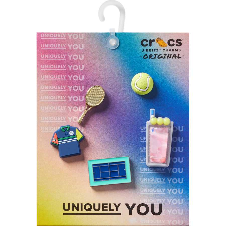Day at The Tennis Court 5 Pack Jibbitz™ charms | Crocs Women / Men