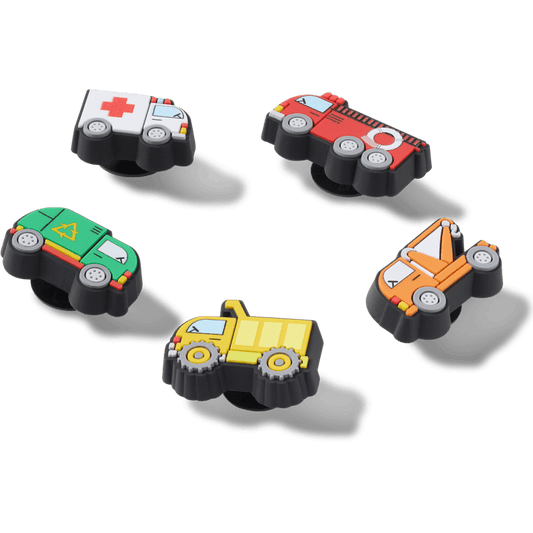 Tiny Work Trucks 5 Pack Jibbitz™ charms | Crocs Women / Men