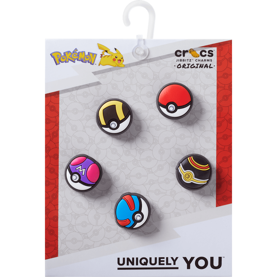 Poke Ball 5 Pack Jibbitz™ charms | Crocs Women / Men / Kids