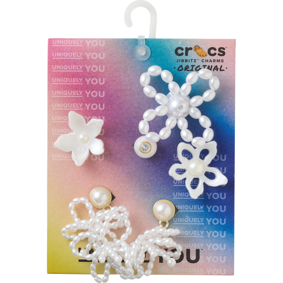 White Pearl Beaded 5 Pack Jibbitz™ charms | Crocs Women / Men