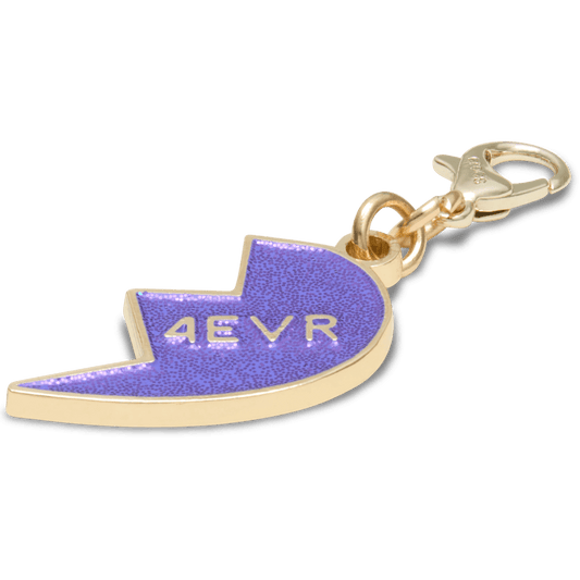Purple Glitter BFF Charm Right Jibbitz Shoe Charm | Crocs Women / Men / Kids