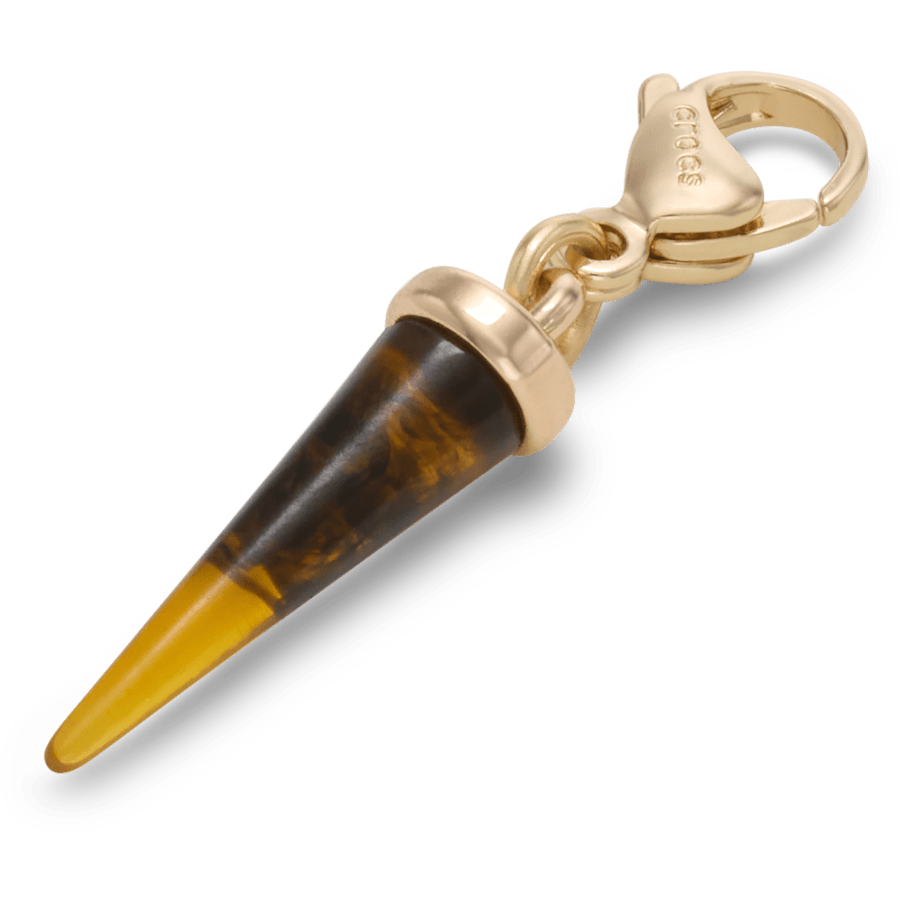 Gold Tortoise Spike Charm Jibbitz Shoe Charm | Crocs Women / Men / Kids