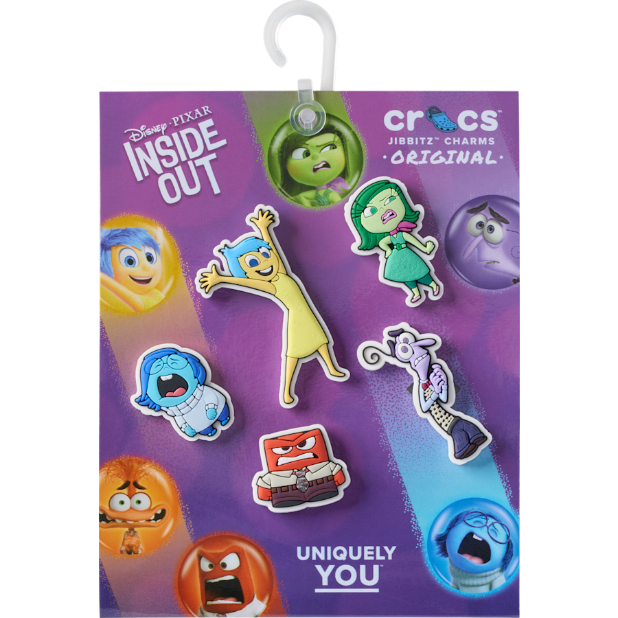 Pixar Inside Out 5 Pack Jibbitz™ charms | Crocs Women / Men / Kids