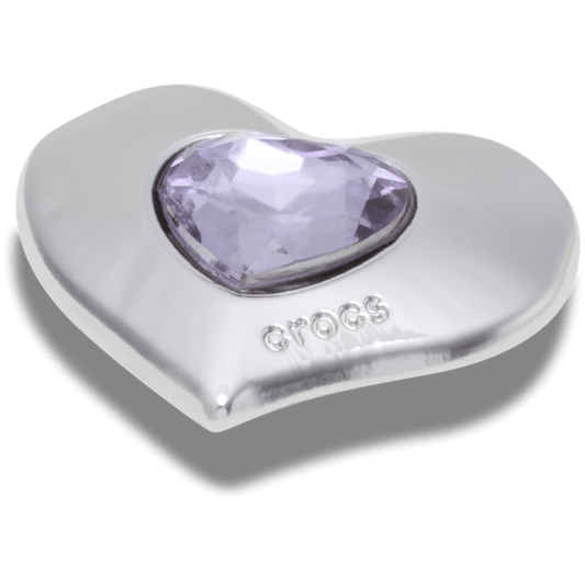 SilverandPurple SMT Gem Heart Jibbitz™ charms | Crocs Women / Men