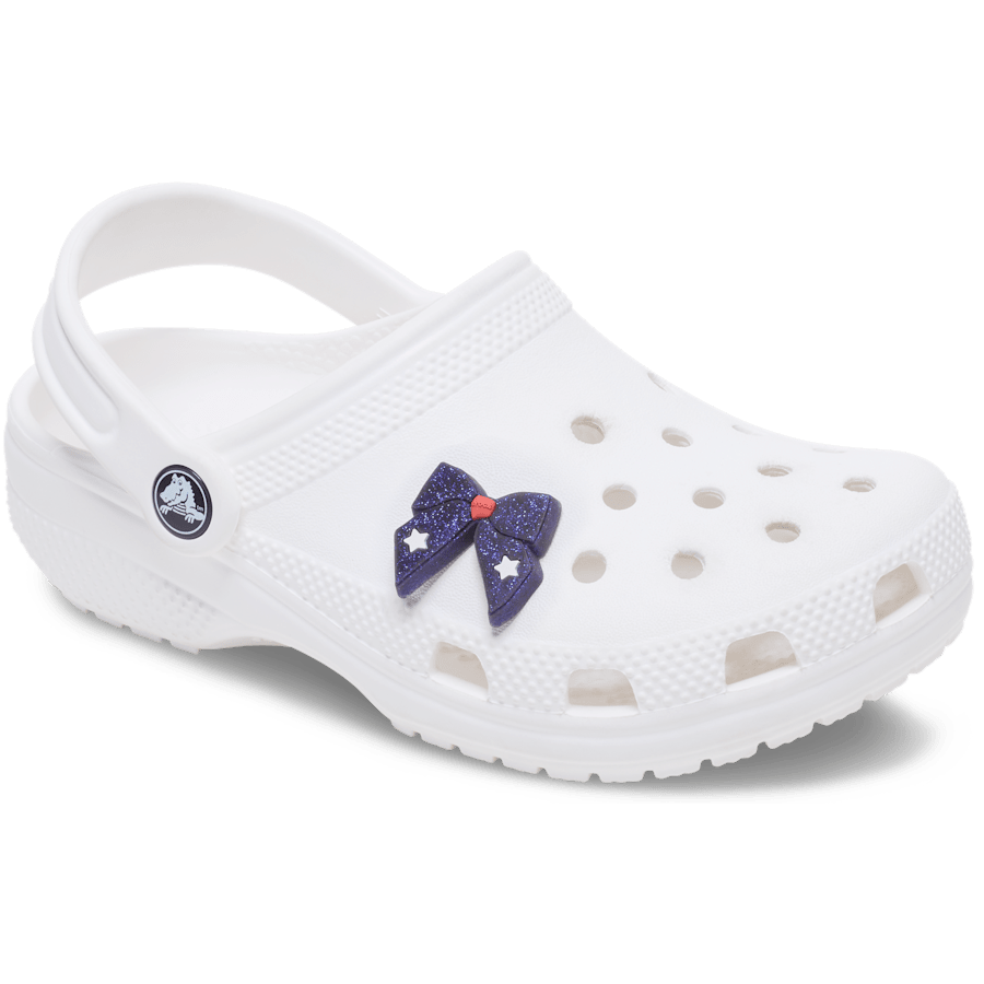 Glittery Blue Bow Jibbitz™ charms | Crocs Women / Men