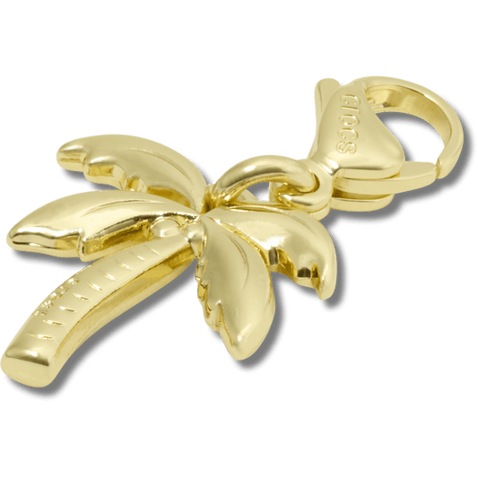 Gold Palm Tree Charm Jibbitz charm | Crocs Women / Men / Kids