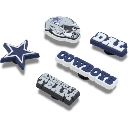 NFL Dallas Cowboys 5 Pack Jibbitz Shoe Charm | Crocs Women / Men