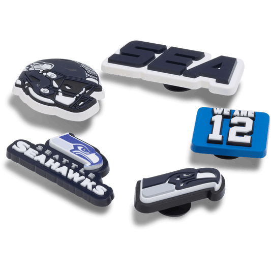 NFL Seattle Seahawks 5 Pack Jibbitz Shoe Charm | Crocs Women / Men