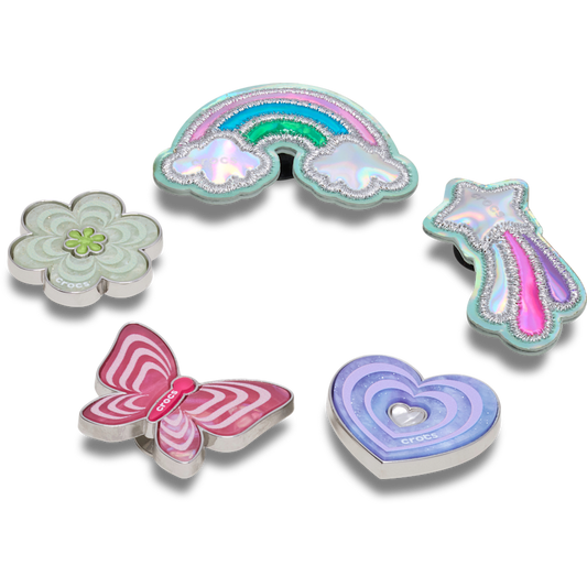 Funky Girly Icons 5 Pack Jibbitz™ charms | Crocs Women / Men