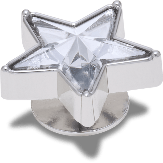 Silver Gem Sparkle Star Jibbitz™ charms | Crocs Women / Men