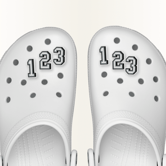 Number 0-9 Jibbitz Shoe Charm | Crocs Women / Men
