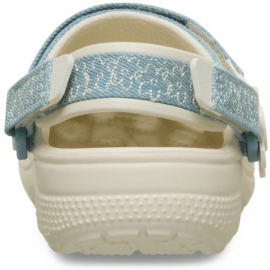 Kids’ Classic Denim Flower Adjustable Backstrap Clog | Crocs Kids