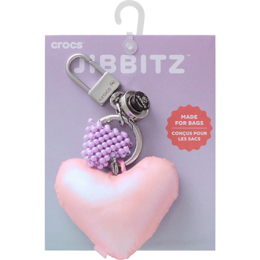 Double Heart Bag Charm | Crocs Women / Kids
