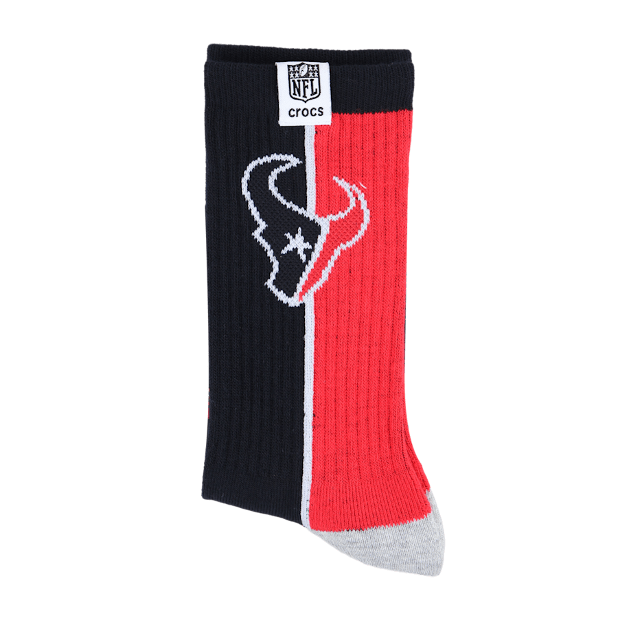 NFL Houston Texans Crocs Socks Men