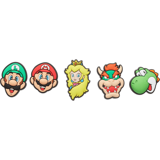 Super Mario™ 5-Pack Jibbitz Shoe Charm | Crocs Women / Men / Kids