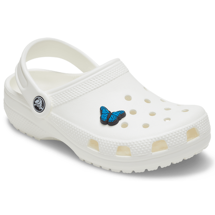 Blue Butterfly Jibbitz Shoe Charm | Crocs Women / Men
