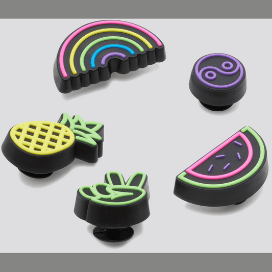 Lights Up Fun 5 Pack Jibbitz Shoe Charm | Crocs Women / Men
