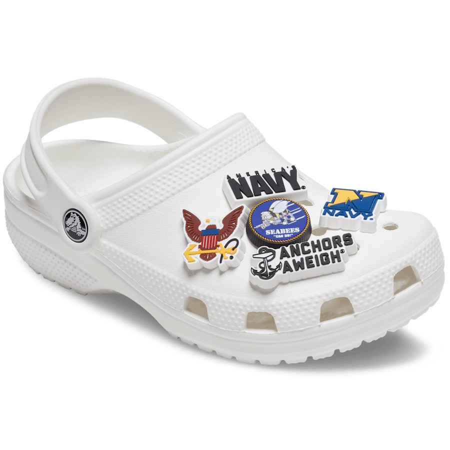 Armed Forces US Navy 5Pck Jibbitz Shoe Charm | Crocs Women / Men / Kids