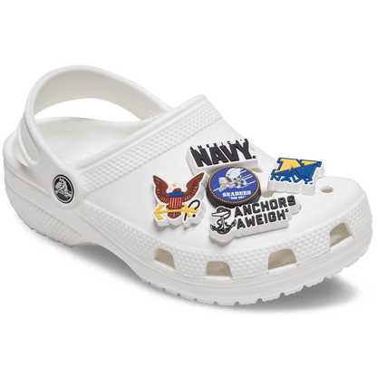 Armed Forces US Navy 5Pck Jibbitz Shoe Charm | Crocs Women / Men / Kids