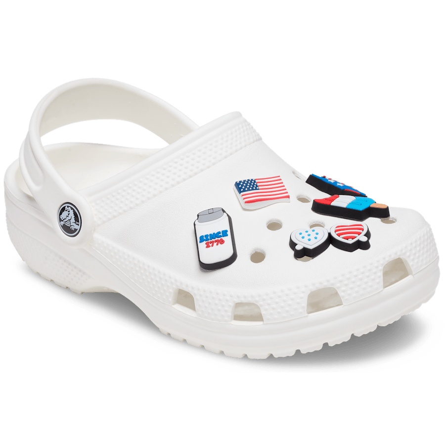 USA 5 Pack Jibbitz Shoe Charm | Crocs Women / Men