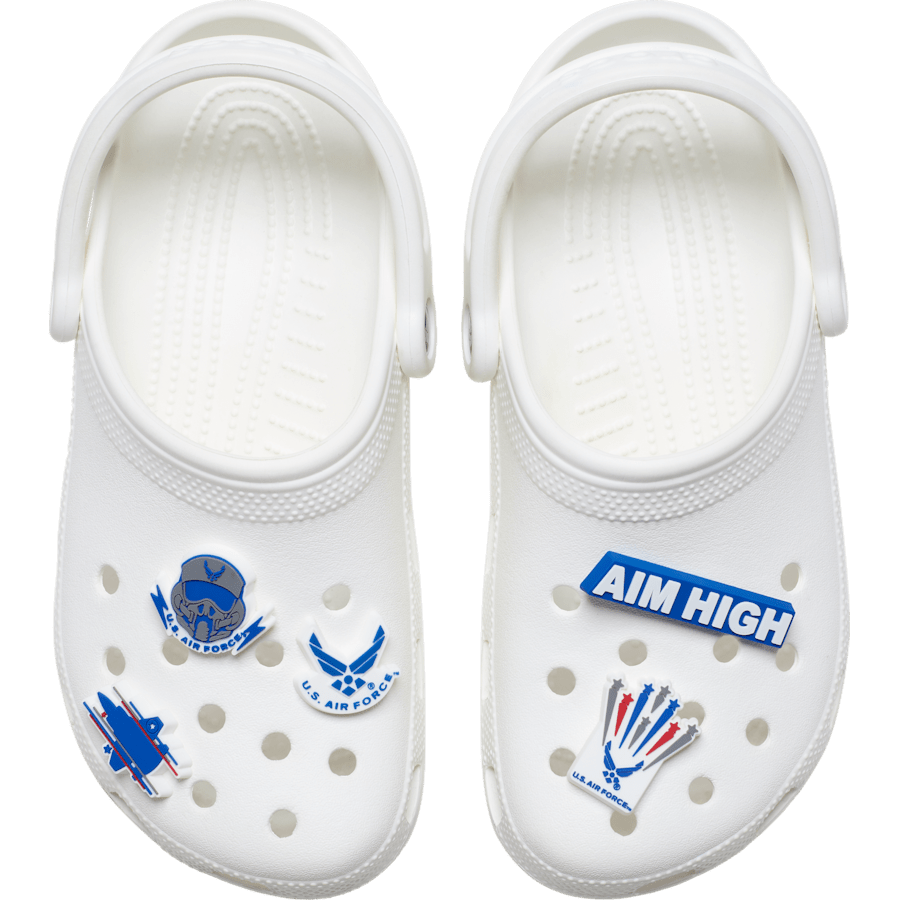 Armed Forces US Air Force 5Pck Jibbitz Shoe Charm | Crocs Women / Men / Kids