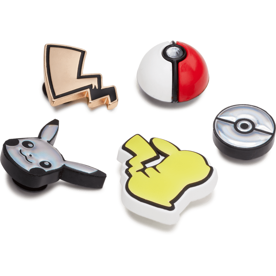 Elevated Pokemon 5 Pack Jibbitz Shoe Charm | Crocs Women / Men / Kids