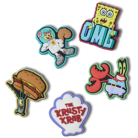 SpongeBob 5 Pack Jibbitz™ charms | Crocs Women / Men / Kids