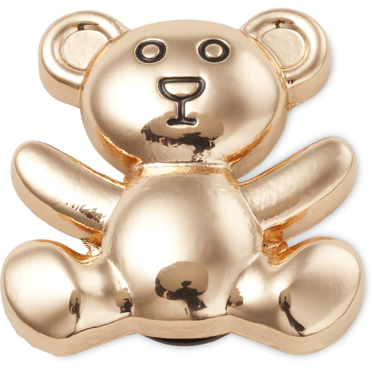 Gold Teddy Bear Jibbitz Shoe Charm | Crocs Women / Men