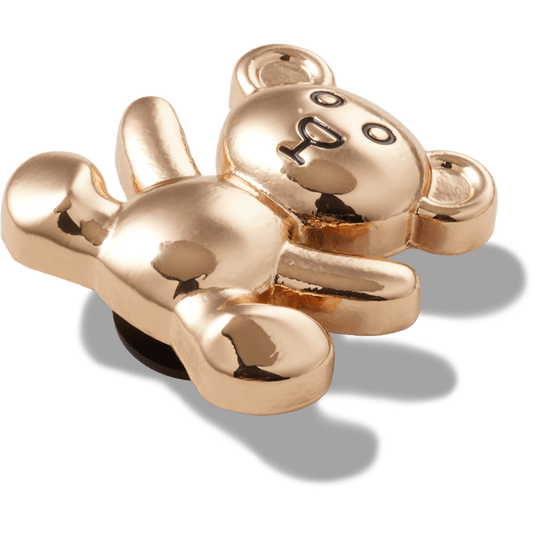 Gold Teddy Bear Jibbitz Shoe Charm | Crocs Women / Men