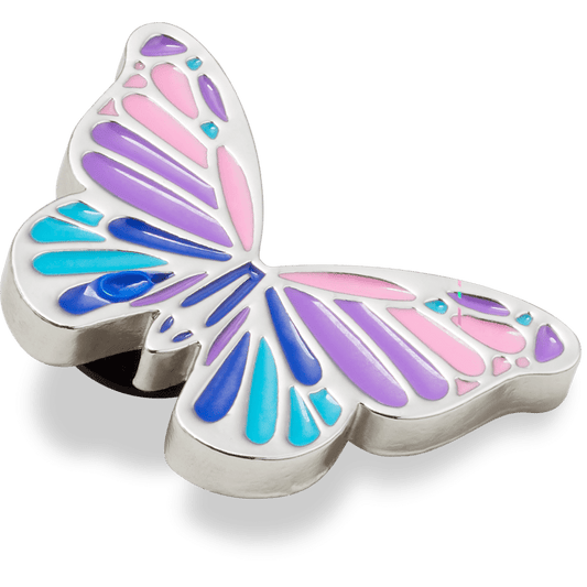 Multi Purple Butterfly Jibbitz Shoe Charm | Crocs Women / Men