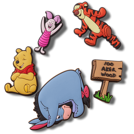 Winnie The Pooh 5 Pack Jibbitz™ charms | Crocs Women / Men / Kids
