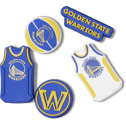 NBA Golden State Warriors 5 Pack Jibbitz™ charms | Crocs Women / Men