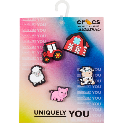 Cutesey Farm Animal 5 Pack Jibbitz Shoe Charm | Crocs Women / Men / Kids