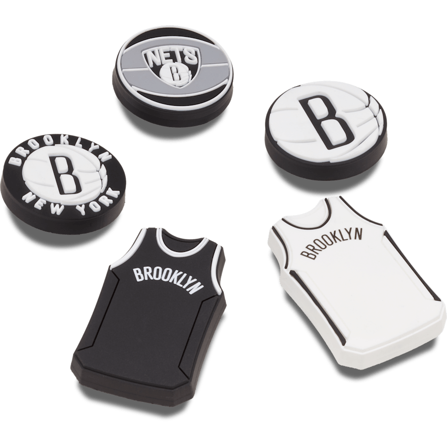 NBA Brooklyn Nets 5 Pack Jibbitz™ charms | Crocs Women / Men