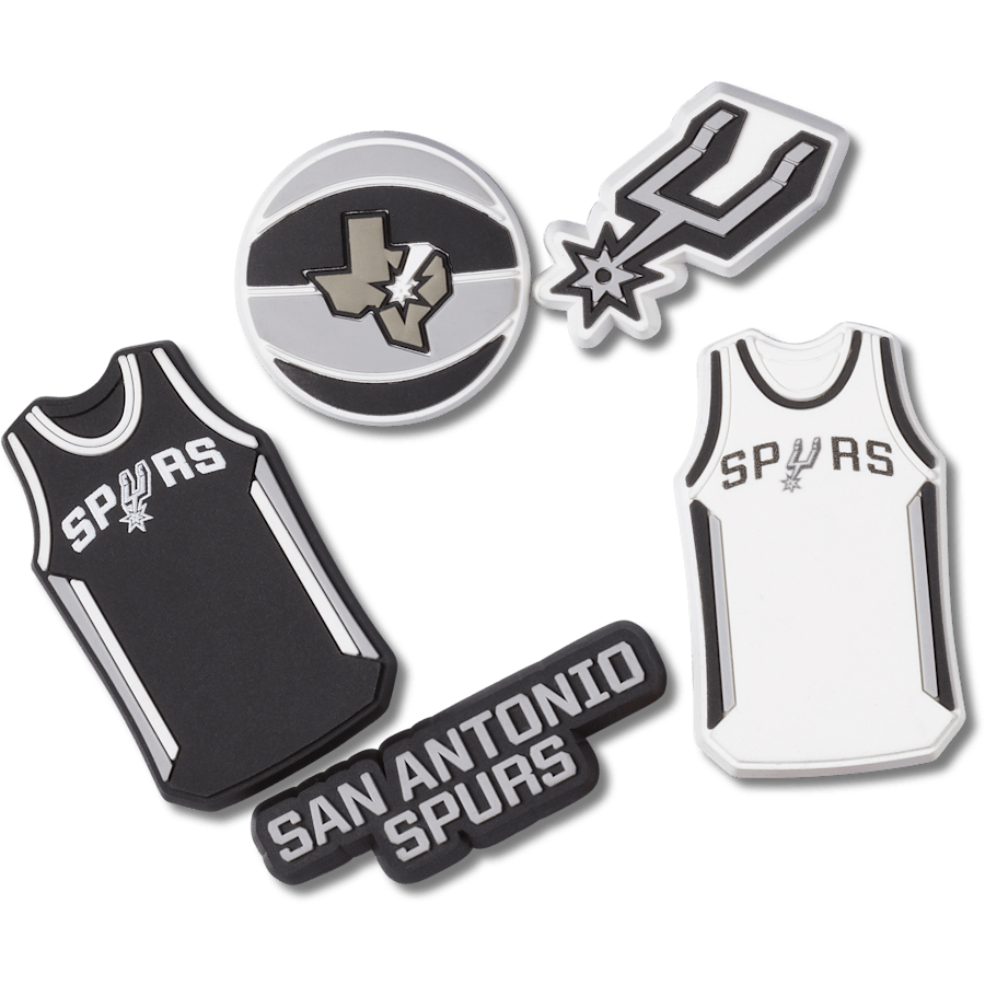 NBA San Antonio Spurs 5 Pack Jibbitz™ charms | Crocs Women / Men