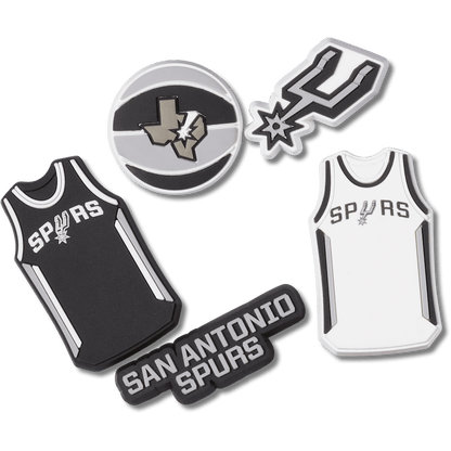 NBA San Antonio Spurs 5 Pack Jibbitz™ charms | Crocs Women / Men