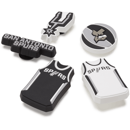 NBA San Antonio Spurs 5 Pack Jibbitz™ charms | Crocs Women / Men
