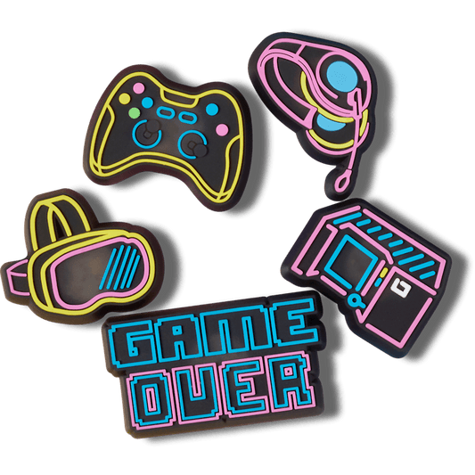 Lights Up Neon Gamer 5 Pack Jibbitz™ charms | Crocs Women / Men