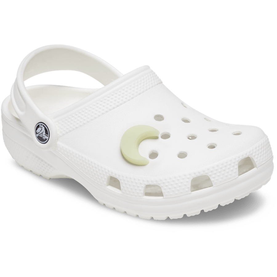 Glow In The Dark Crescent Moon Jibbitz™ charms | Crocs Women / Men