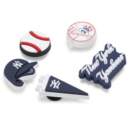 MLB New York Yankees 5 Pack Jibbitz™ charms | Crocs Women / Men / Kids
