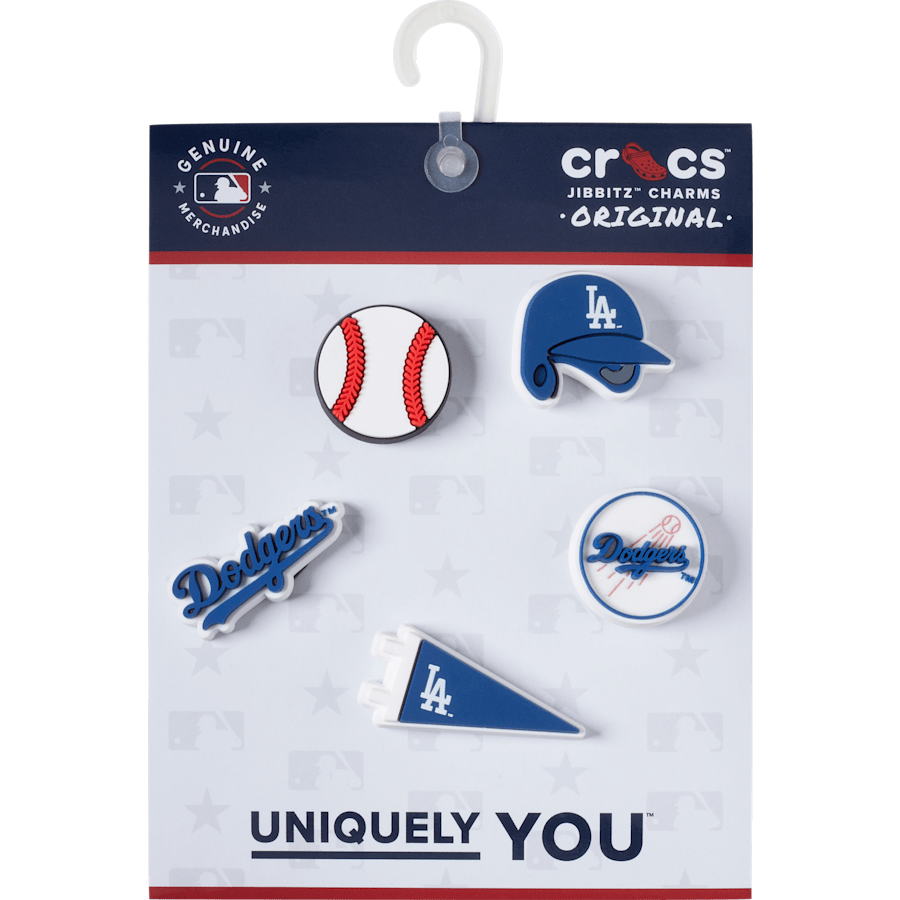 MLB Los Angeles Dodgers 5pck Jibbitz™ charms | Crocs Women / Men / Kids
