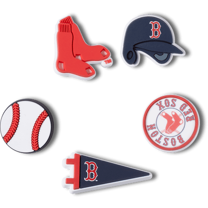 MLB Boston Red Sox 5pck Jibbitz™ charms | Crocs Women / Men / Kids
