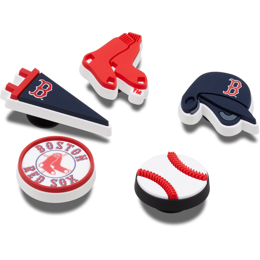 MLB Boston Red Sox 5pck Jibbitz™ charms | Crocs Women / Men / Kids