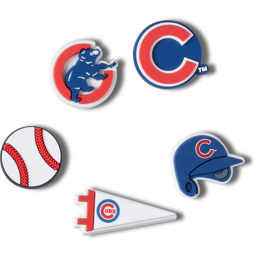 MLB Chicago Cubs 5pck Jibbitz™ charms | Crocs Women / Men / Kids
