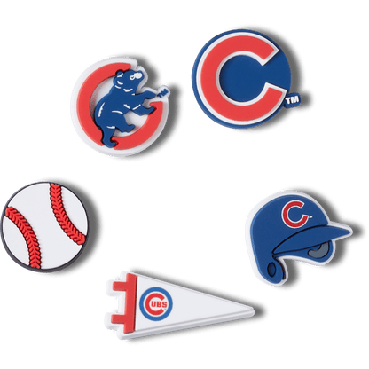MLB Chicago Cubs 5pck Jibbitz™ charms | Crocs Women / Men / Kids