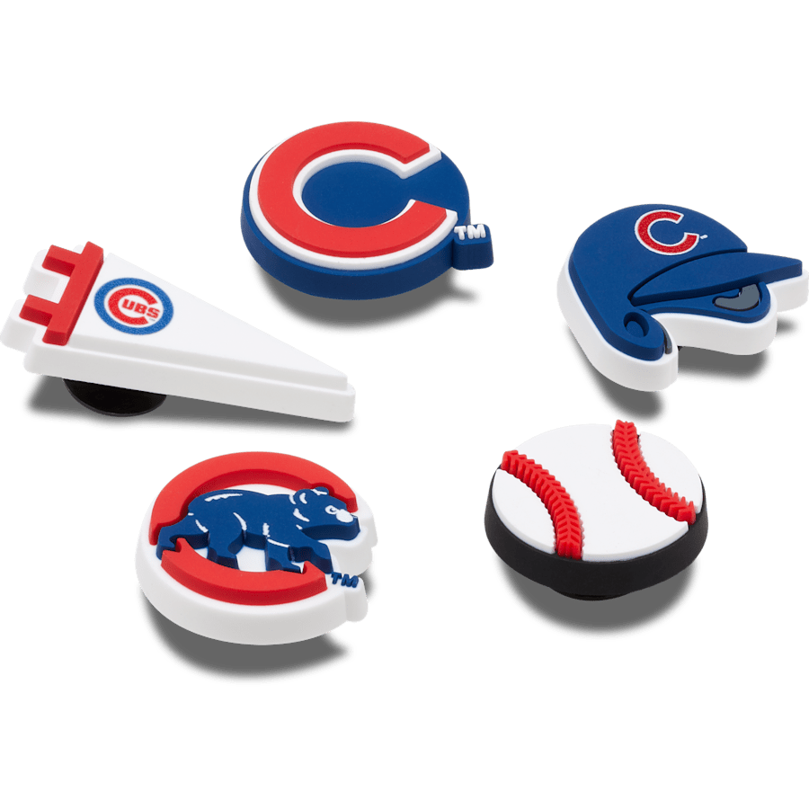 MLB Chicago Cubs 5pck Jibbitz™ charms | Crocs Women / Men / Kids